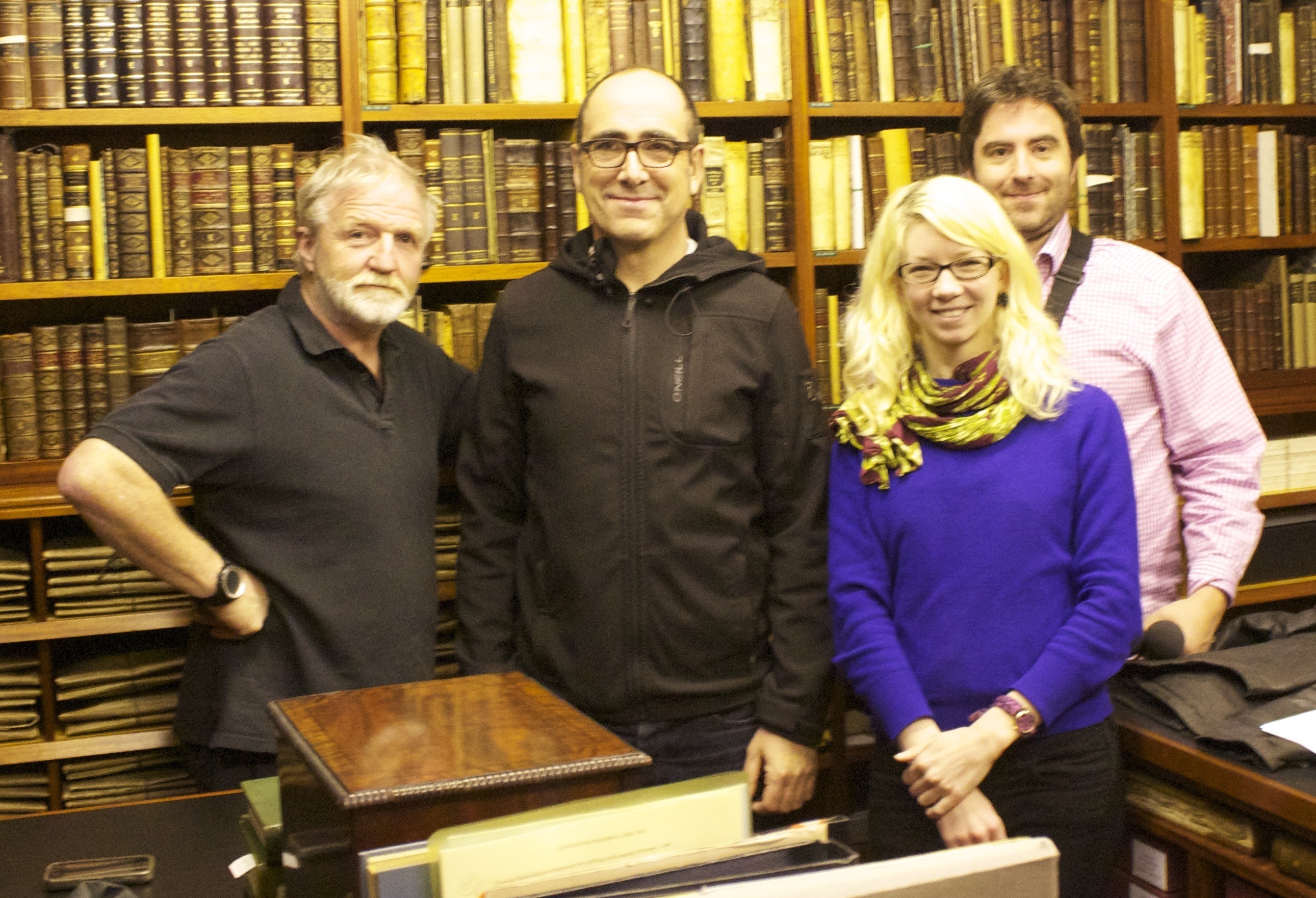 Team Insect (L-R - Dr. George McGavin, Ian Parkinson, Andrea Rangecroft, Micky Curling)