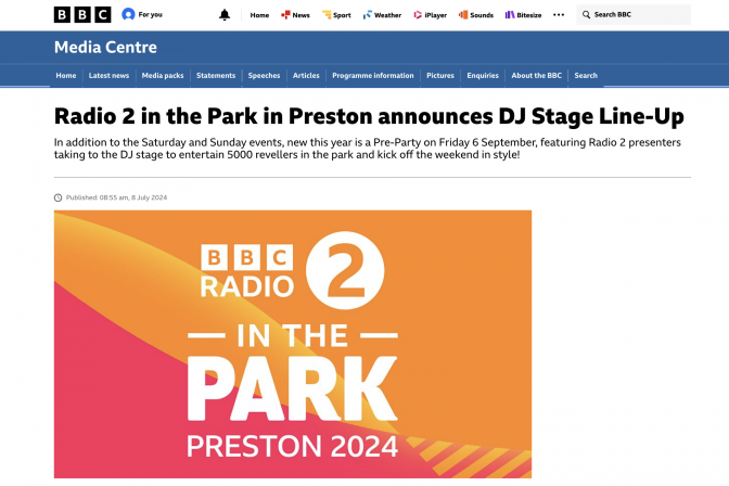 FTLOHH set to take to the stage at Radio 2 in the Park in Preston 2024