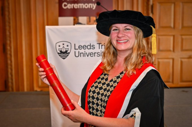 Folded Wing CEO Karen P awarded Honorary Fellowship